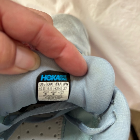 Hoka Light Blue One One Arahi 6 Women's Running Sneakers Shoes SZ 10 D - Picture 10 of 16